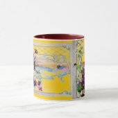 Mug ROMANTICA Paysage d'hiver avec pensées (Centre)