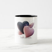 Mug romantique à deux coeurs (Centre)