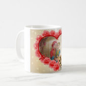 Mug Romantique Amour Coeur Art Imprimer (Devant gauche)