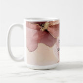 Mug Romantique Blush Rose or Floral (Gauche)