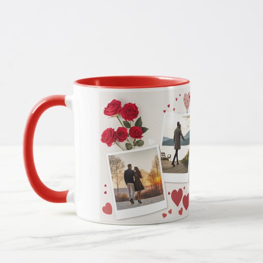 Mug romantique - Cadeau parfait pour les couples (Gauche)
