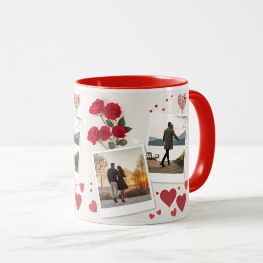 Mug romantique - Cadeau parfait pour les couples (Devant droit)