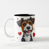 Mug romantique citation amour de chien le plus pro (Gauche)