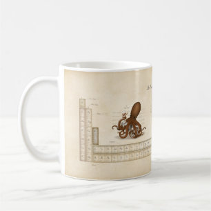Mug Romantique Faux-Antique Tableau périodique des é