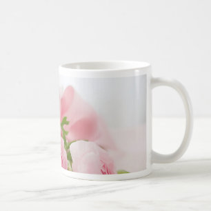 Mug Romantique Mariage Love Soft Rose Flower Bouquet