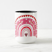 Mug Romantique Rainbow Valentines balayer amoureux (Centre)