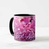 Mug Romantique rose floral élégant hydrangeas (Devant gauche)
