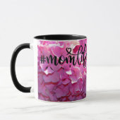 Mug Romantique rose floral élégant hydrangeas (Gauche)