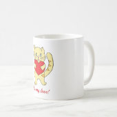 Mug Romantique Sois mon amour ! St-Valentin (Devant droit)