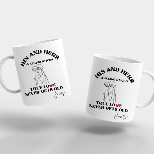 Mug Romantique Son et son vrai amour ne devient jamais