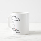 Mug Romantique Son et son vrai amour ne devient jamais (Devant gauche)