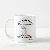 Mug Romantique Son et son vrai amour ne devient jamais (Gauche)