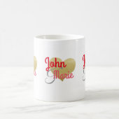 Mug romantique son M. Mme personnalisée (Centre)