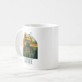 Mug Rome Colisée Vintage (Devant gauche)