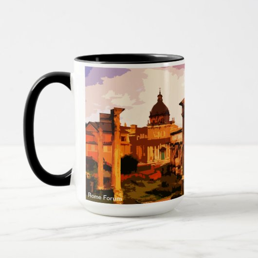 Mug Rome Forum Romanum Architecture Italie (Gauche)