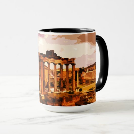 Mug Rome Forum Romanum Architecture Italie (Devant droit)