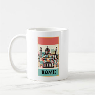 Mug Rome Italie Art déco