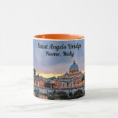 Mug Rome, Italie - Pont Saint-Ange, (Centre)