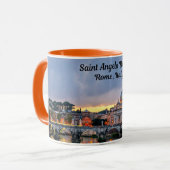 Mug Rome, Italie - Pont Saint-Ange, (Devant gauche)