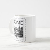 Mug Rome Souvenir Italie Postage Timbre (Devant gauche)
