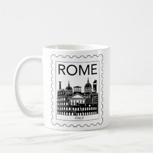 Mug Rome Souvenir Italie Postage Timbre