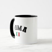 Mug Rome Typographie athlétique en détresse avec drape (Devant gauche)