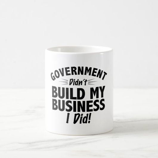Mug Romney Ryan - le gouvernement n'a pas établi mes (Centre)