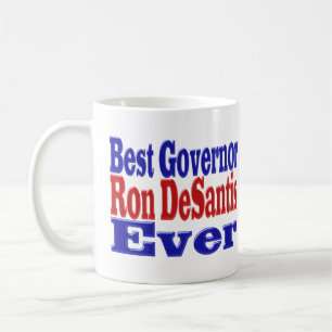 Mug Ron DeSantis meilleur gouverneur jamais rouge bleu
