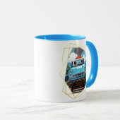 Mug Ron & HARRY POTTER™ en voiture volante vers HOGWAR (Devant droit)