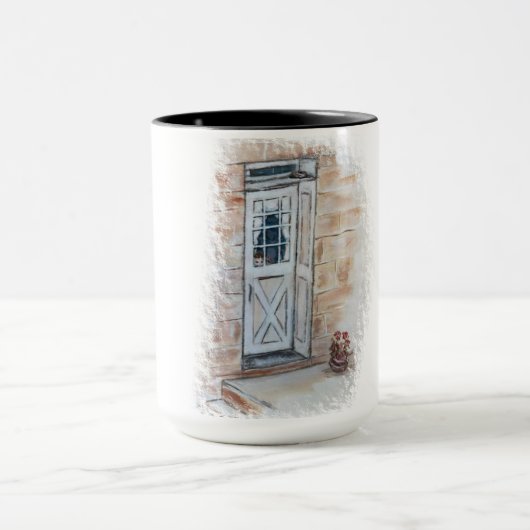 Mug Ron Hevener "La porte fermée" (Centre)