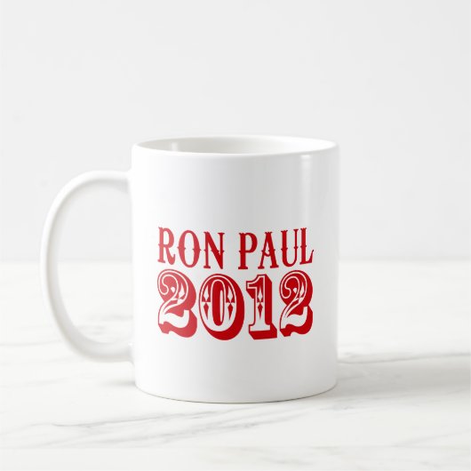 Mug RON PAUL 2012 (occidental) (Gauche)