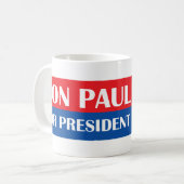 Mug Ron Paul pour le président 2012 (Devant gauche)