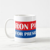 Mug Ron Paul pour le président 2012 (Gauche)