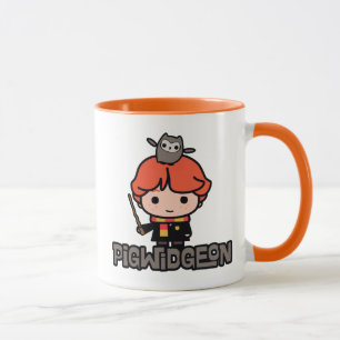 Mug Ron Weasley et Pigwidgeon en dessin animé