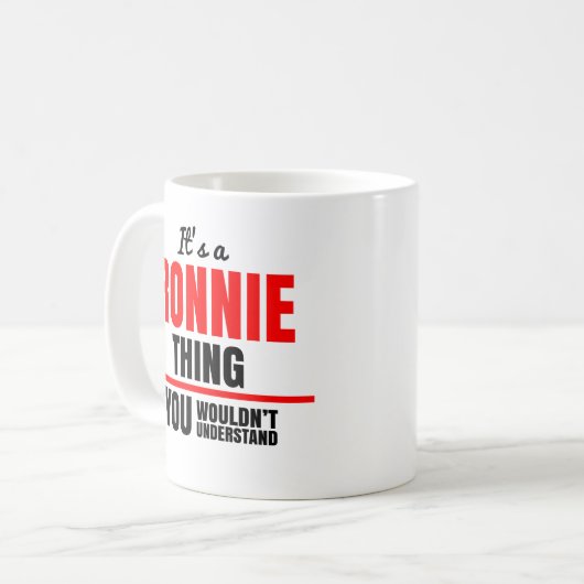Mug Ronnie, tu ne comprendrais pas le nom (Devant gauche)