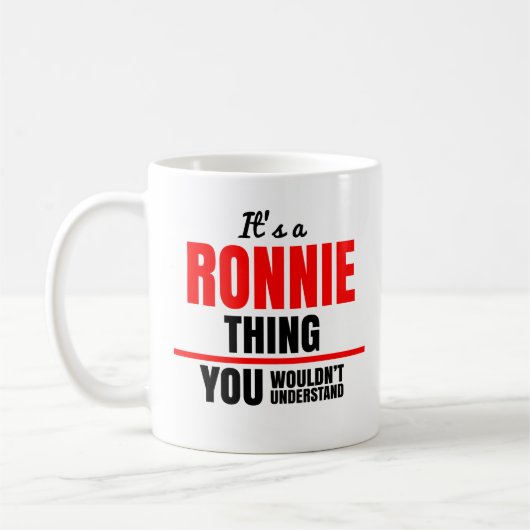 Mug Ronnie, tu ne comprendrais pas le nom (Gauche)