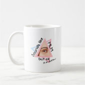 Mug Ronronnement-un-Mi boomer de plan du blanc | : (Gauche)
