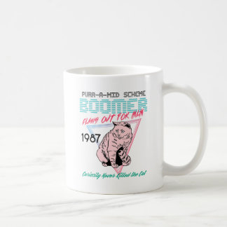 Mug Ronronnement-un-Mi boomer de plan du blanc | :
