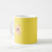 Mug Ronronnement-un-Mi boomer de plan du jaune | : (Devant gauche)