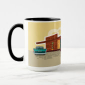 Mug Roof Angle Mid Century Maison moderne (Gauche)