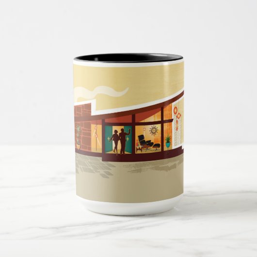 Mug Roof Angle Mid Century Maison moderne (Centre)