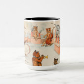 Mug Roof Top Band par Louis Wain (Centre)