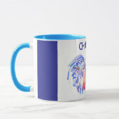 Mug Rooster Aquarelle Poulet Oiseaux Enfants Garçons M (Gauche)