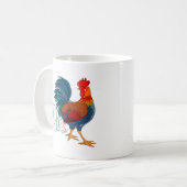 Mug Rooster coloré DeColores Cursillo (Devant gauche)