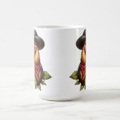 Mug Rooster coloré en Casquette Cowboy avec tournesol (Centre)
