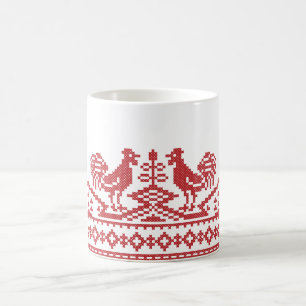 Mug Rooster cross-stitch