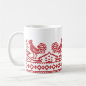 Mug Rooster cross-stitch (Gauche)