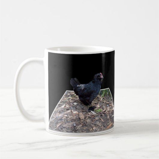 Mug Rooster de Fluffy Noir, (Gauche)