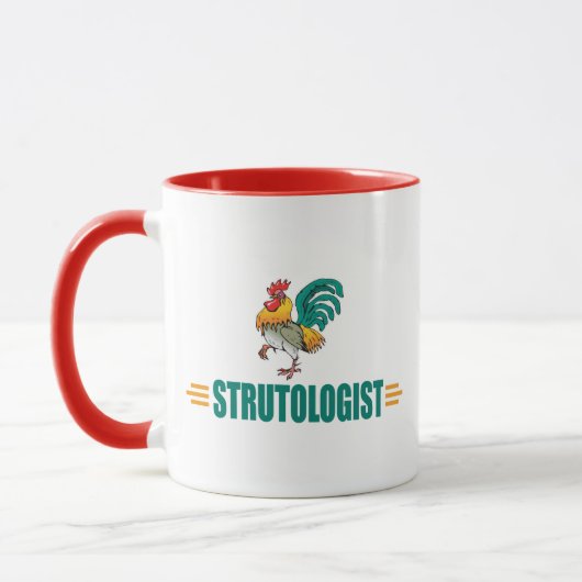 Mug Rooster drôle (Gauche)