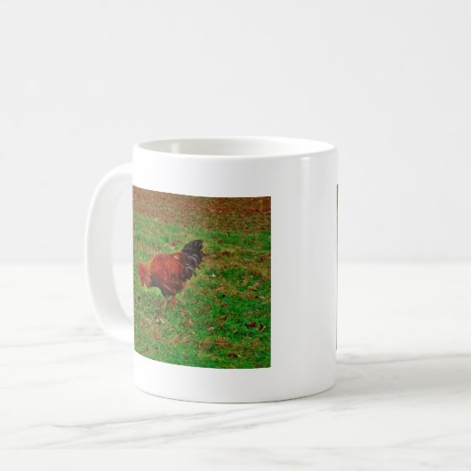 Mug Rooster in the Grass (Devant gauche)